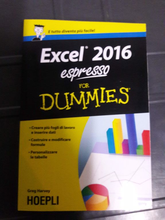 3803980 Excel 2016 espresso For Dummies